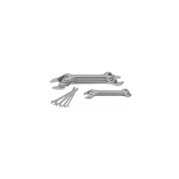 Garant 13 Pc Open End Wrench Set, 15 Deg, Chrome Vanadium Steel 610610 13 - main